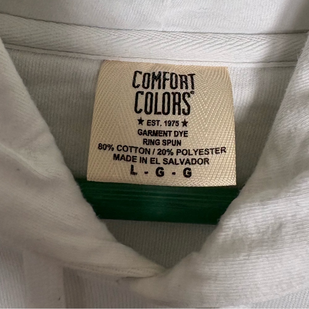 Comfort Colors Unisex Hoodie Sweatshirt. Size Large. - Picture 3 of 3